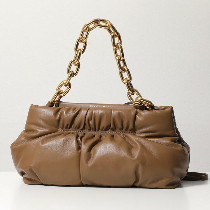 楽天市場】ZANCHETTI ザンケッティ ハンドバッグ AMLETO CHAIN PUFFY 