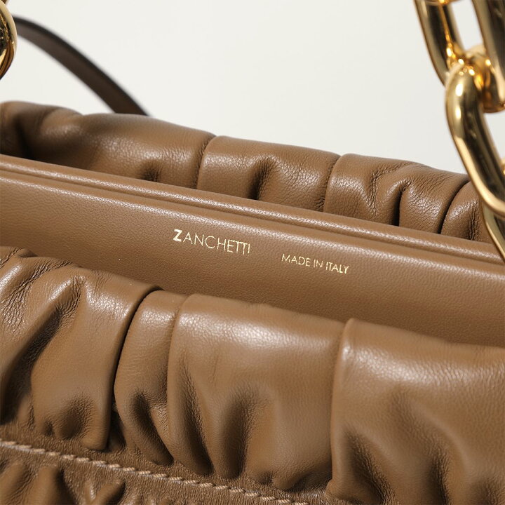 楽天市場】ZANCHETTI ザンケッティ ハンドバッグ AMLETO CHAIN PUFFY 