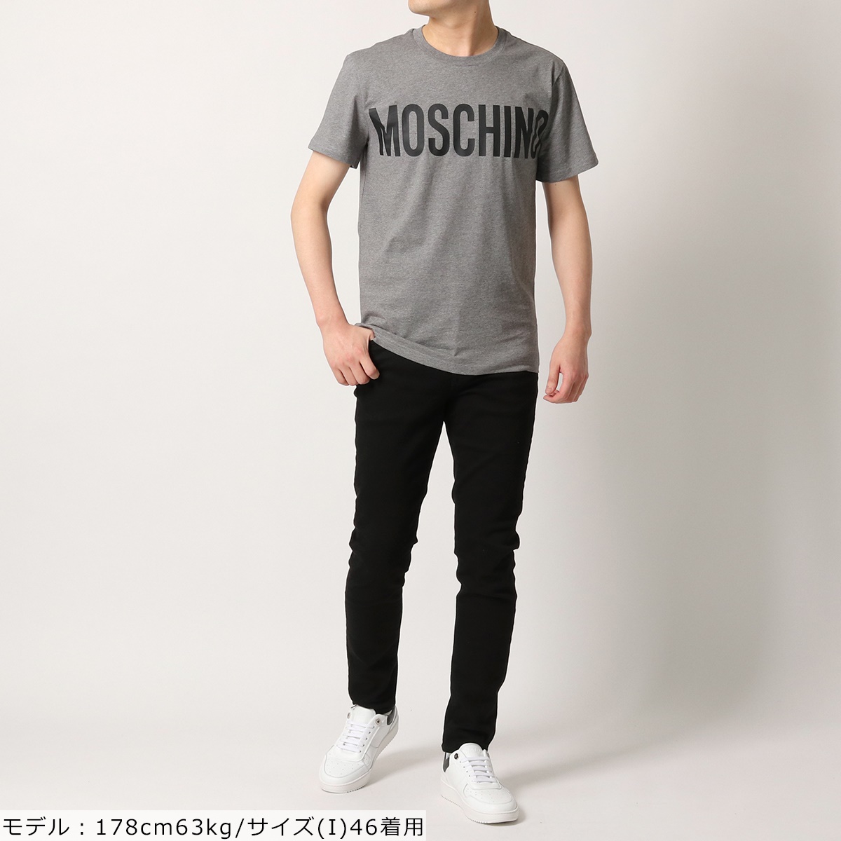 MOSCHINO COUTURE! モスキーノ クチュール 半袖 Tシャツ A0705 5240 メンズ カットソー ロゴT クルーネック コットン  カラー3色 | インポートセレクト musee