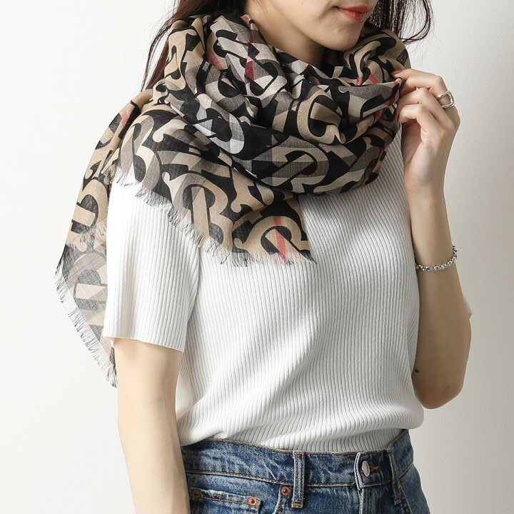 楽天市場】BURBERRY バーバリー ストール TB GNT CHK GZ 8033330 220  