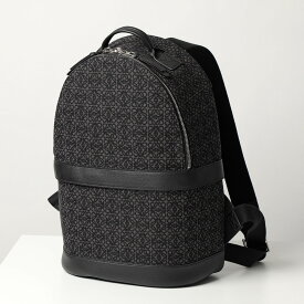 LOEWE ロエベ バックパック B926278X03 メンズ ANAGRAM アナグラム ジャガード ラウンド リュック 鞄 1268/ANTHRACITE-BLACK