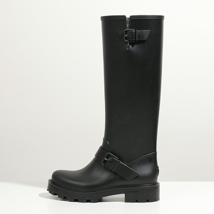 楽天市場】Jimmy Choo ジミーチュウ レインブーツ YAEL FLAT TALL ZPX 