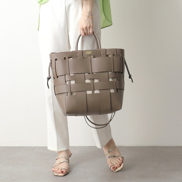 楽天市場】ZANCHETTI ザンケッティ トートバッグ WOVEN SHOPPER  