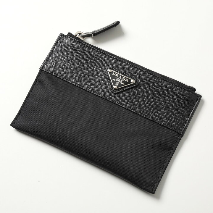 楽天市場】PRADA プラダ ポーチ 2MB031 2DMH メンズ トライアングル 