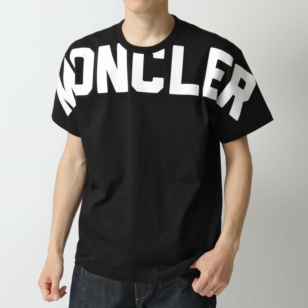 MONCLER モンクレール 8C70410 8390T 999 ロゴT 半袖 Tシャツ カットソー クルーネック メンズ | インポートセレクト  musee