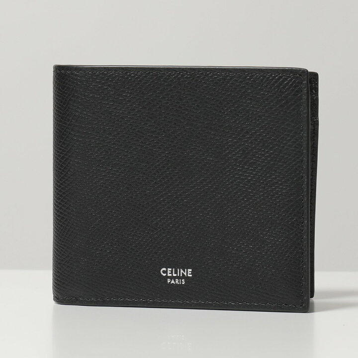 楽天市場】CELINE セリーヌ 10C873BEN.38SI/Black Bi-Fold Wallet with  