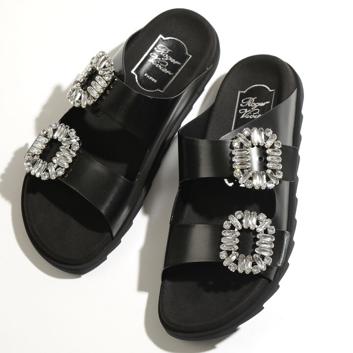 ROGER VIVIER ロジェヴィヴィエ フラット サンダル 38 