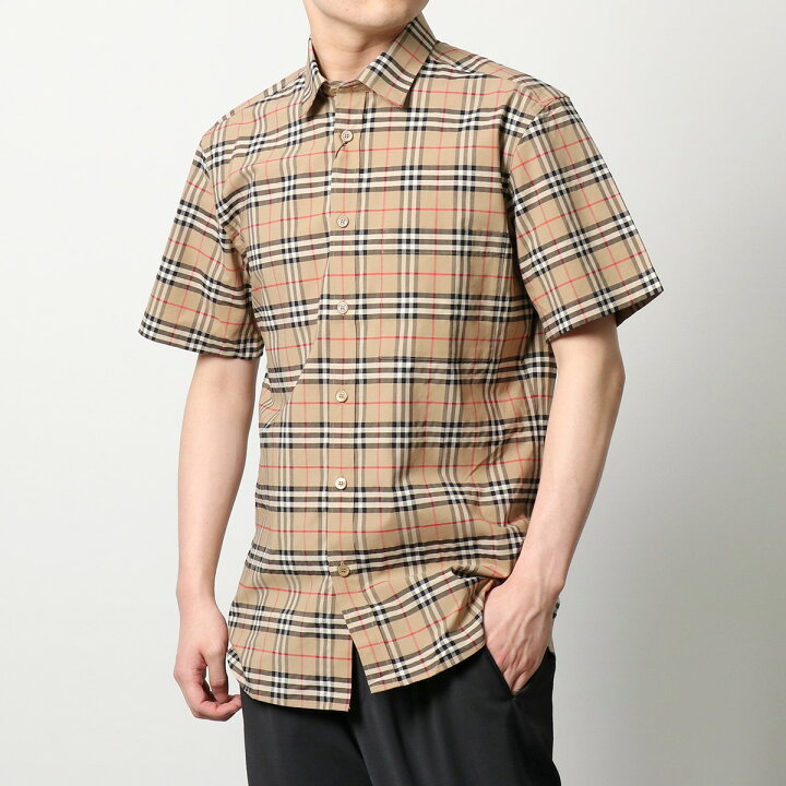 楽天市場】BURBERRY バーバリー 半袖 シャツ 8020965 メンズ チェック 
