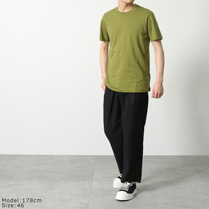 楽天市場】MARNI マルニ Tシャツ HUMU0170X1 UTCZ57 メンズ コットン 