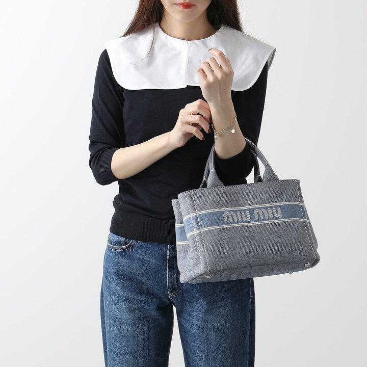 楽天市場】MIUMIU ミュウミュウ トートバッグ 5BA219 2DPL レディース  