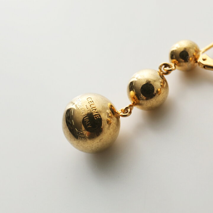 楽天市場】CELINE セリーヌ ピアス Straight Earrings 46N846BRA.35OR 