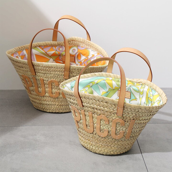 楽天市場】EMILIO PUCCI エミリオプッチ かごバッグ BUCKET BAG MINI  