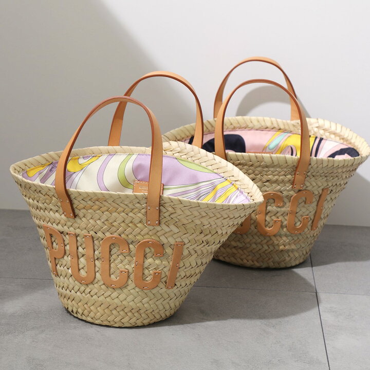 楽天市場】EMILIO PUCCI エミリオプッチ かごバッグ BUCKET BAG MINI  
