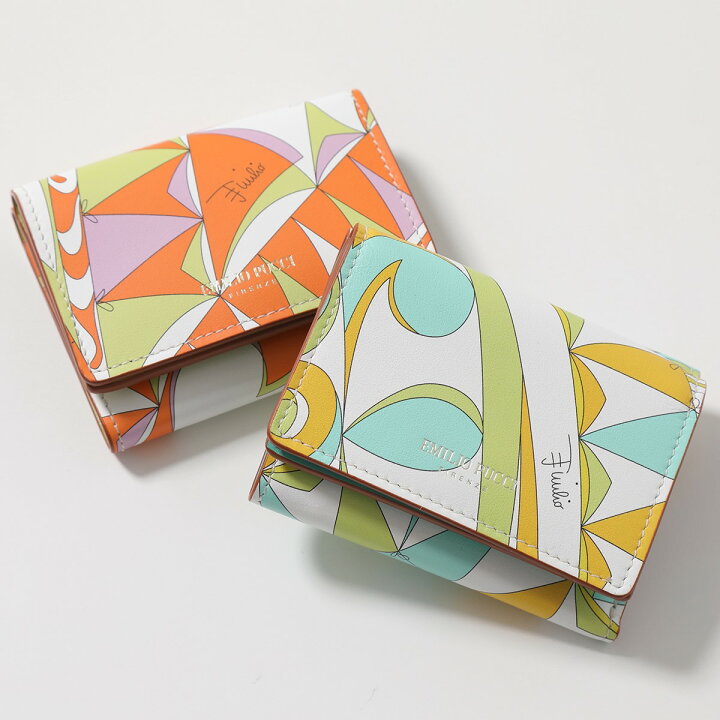 楽天市場】EMILIO PUCCI エミリオプッチ 三つ折り財布 2ESM02 2E210  