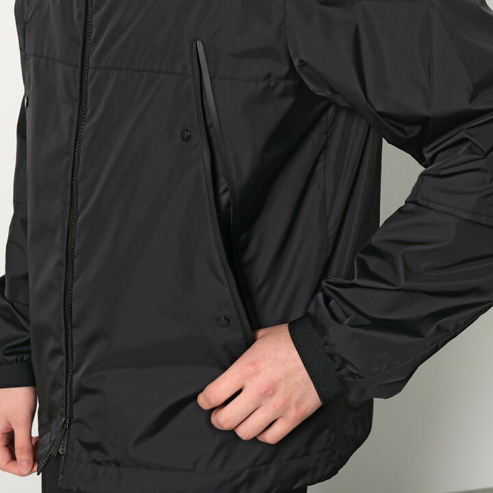 Moncler モンクレール ジャケット Hattab 1a 652 メンズ フーテッド ジップアップ ブルゾン ナイロン パイピング アイコンパッチ 撥水 999 日本未発売