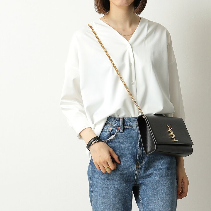 楽天市場】SAINT LAURENT サンローラン 364021 BOW0J レザー 
