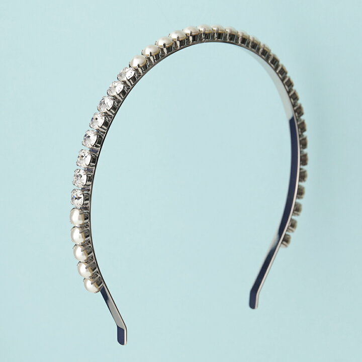 楽天市場】MIUMIU ミュウミュウ カチューシャ 5JH004 2ARA レディース  