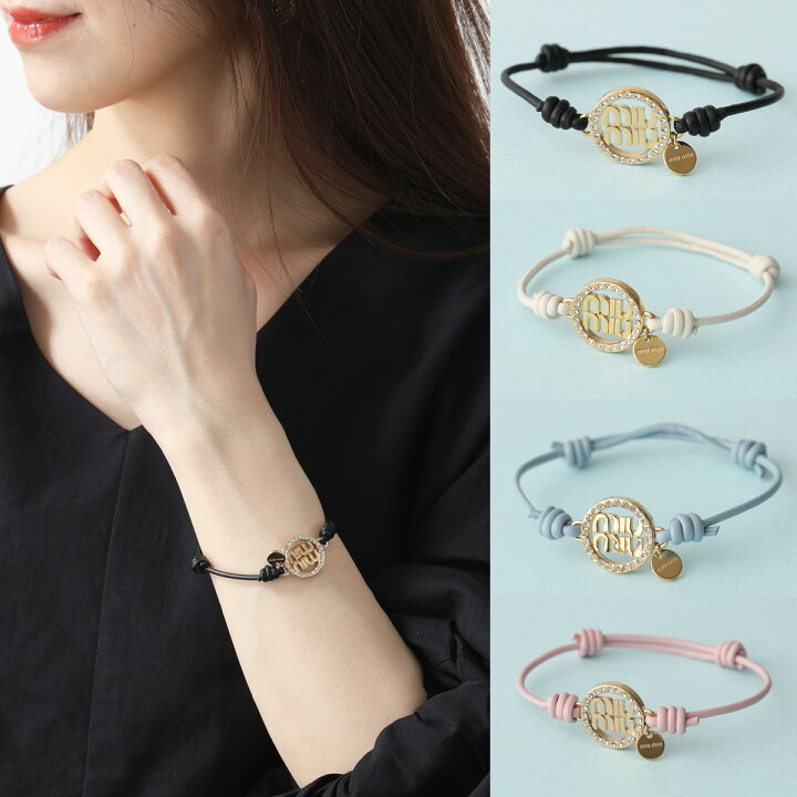 楽天市場】MIUMIU ミュウミュウ ブレスレット 5IB391 2F33 レディース  