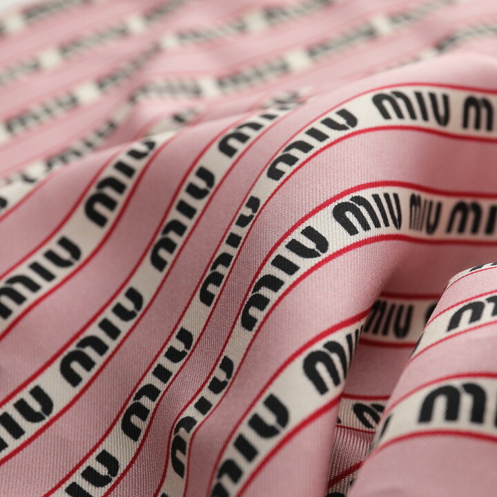 楽天市場】MIUMIU ミュウミュウ スカーフ 5FF004 2F40 レディース  