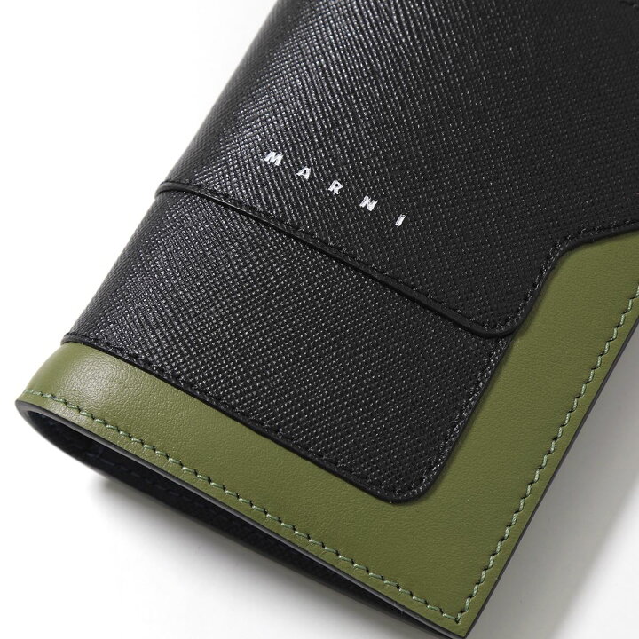 楽天市場】MARNI マルニ 二つ折り財布 PFMI0046Q0 LV520 メンズ  