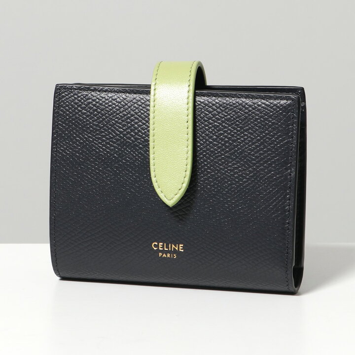 楽天市場】CELINE セリーヌ 二つ折り財布 Small Strap Wallet スモール  