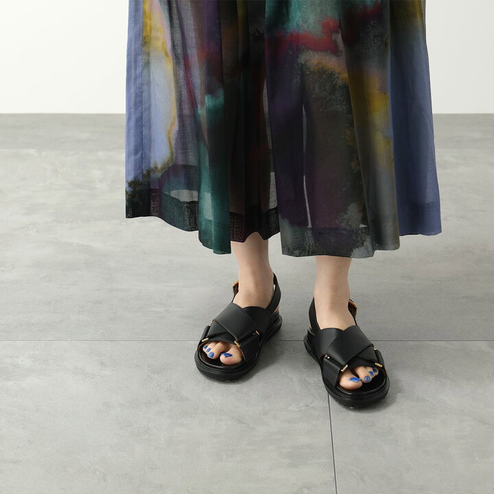 楽天市場】MARNI マルニ サンダル FBMS005201 P3614 レディース レザー 