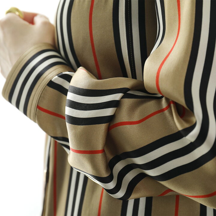 楽天市場】BURBERRY バーバリー シルクシャツ 8011074 レディース 長袖 