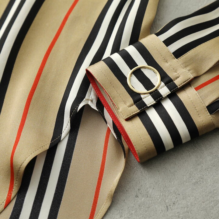 楽天市場】BURBERRY バーバリー シルクシャツ 8011074 レディース 長袖 