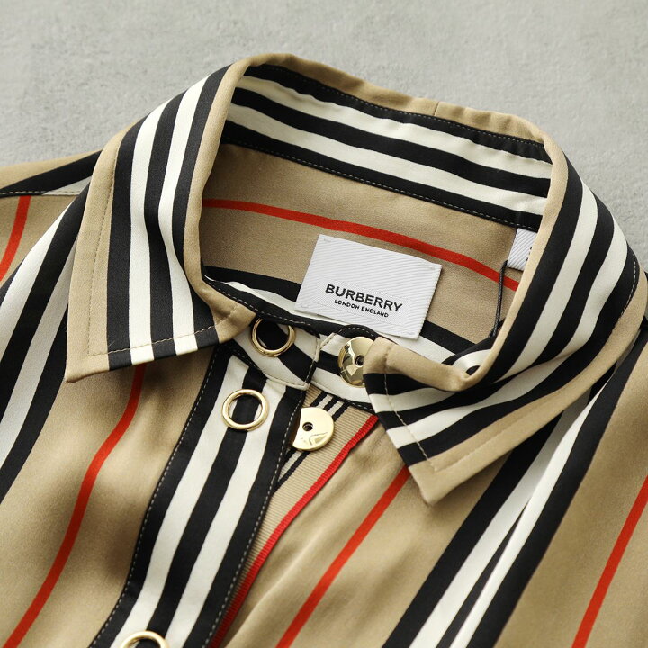 楽天市場】BURBERRY バーバリー シルクシャツ 8011074 レディース 長袖 