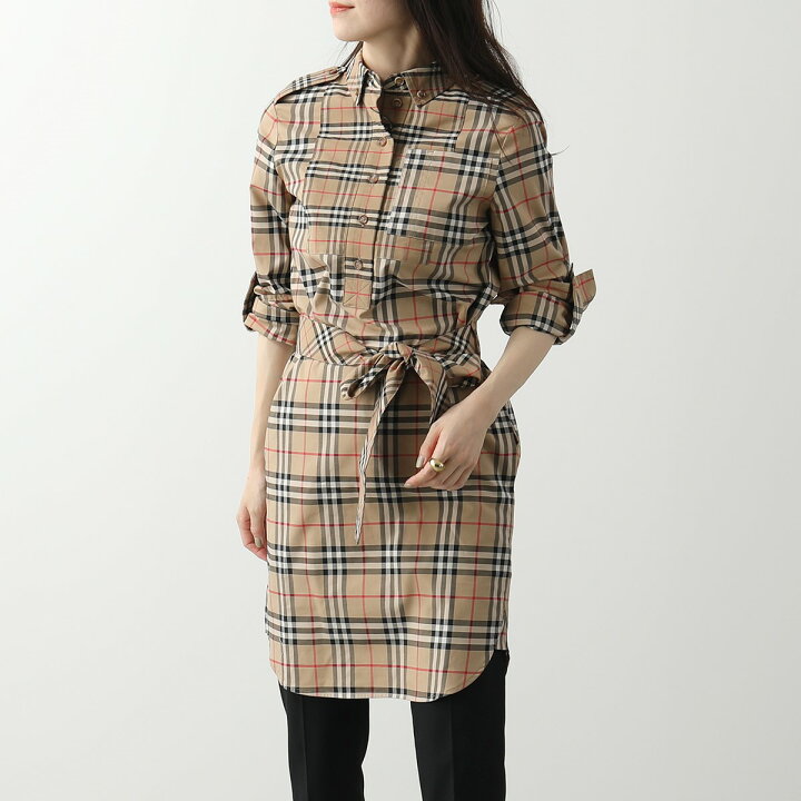 楽天市場】BURBERRY バーバリー シャツワンピース 8029535 レディース 