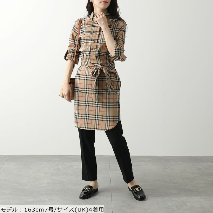 楽天市場】BURBERRY バーバリー シャツワンピース 8029535 レディース 
