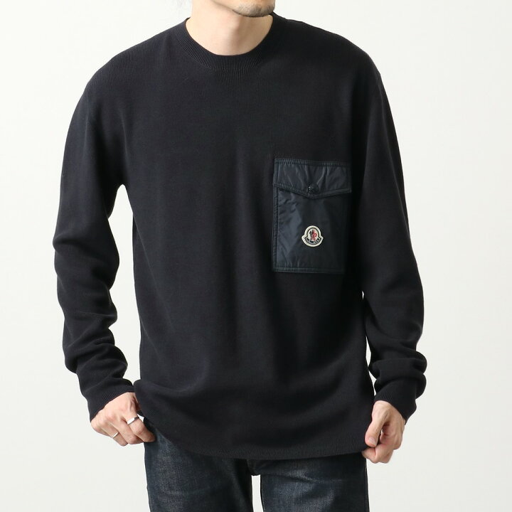 楽天市場】MONCLER モンクレール ニット 9C00001 M1113 メンズ クルー 