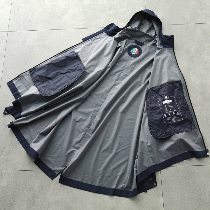 芸能人愛用 Save The Duck セイブザダック Mackintosh マッキントッシュ コラボ コート レインコート Ash Mu Wind14 メンズ 防水 フード付き ナイロン Fucoa Cl
