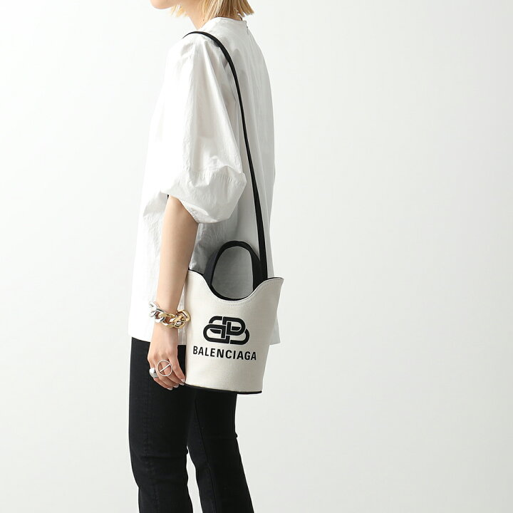 楽天市場】BALENCIAGA バレンシアガ バケツバッグ Wave New Tote XS 