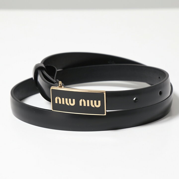 楽天市場】MIUMIU ミュウミュウ ベルト 5CC528 ZO6 レディース ナロー  