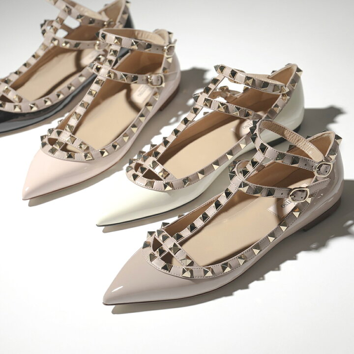 楽天市場】VALENTINO ヴァレンティノ フラットパンプス TW2S0376 VNW 