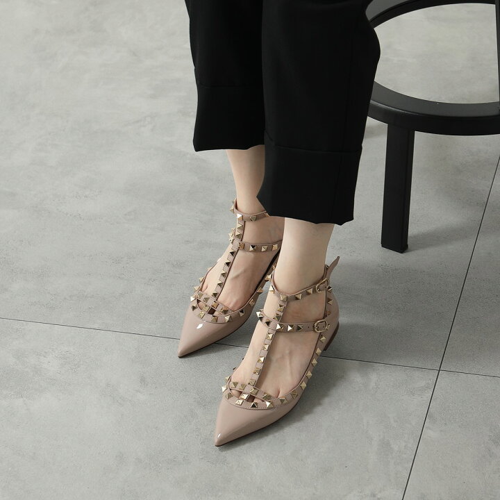 楽天市場】VALENTINO ヴァレンティノ フラットパンプス TW2S0376 VNW  