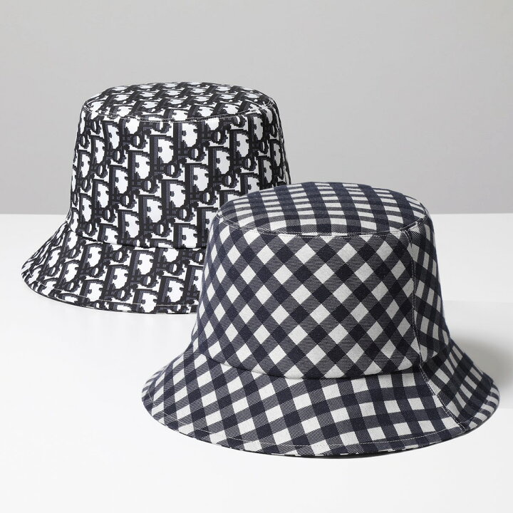 楽天市場】Dior ディオール バケットハット D-LITTLE VICHY REVERSIBLE 