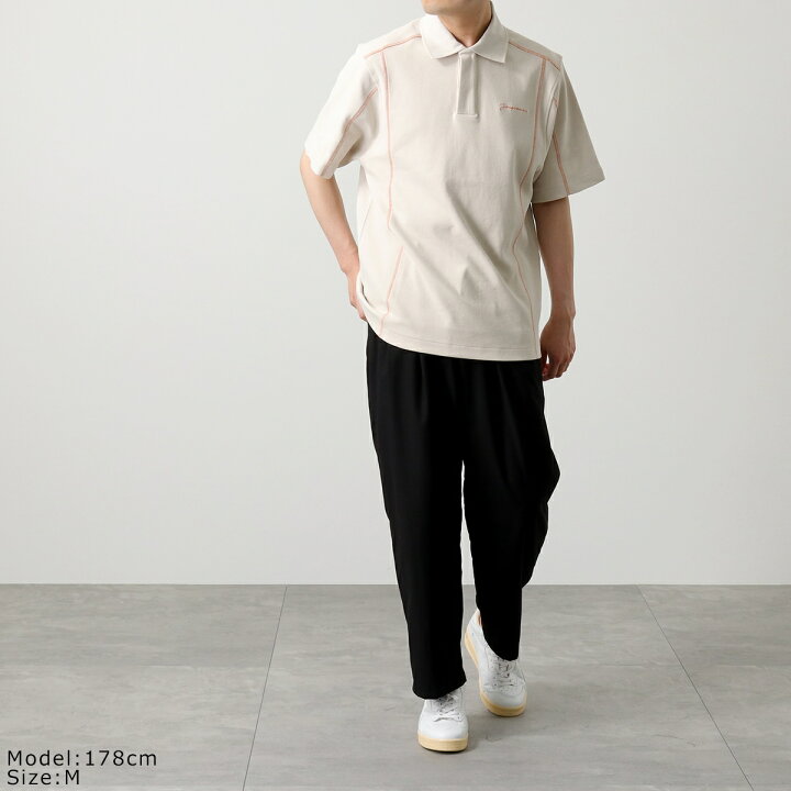 楽天市場】JACQUEMUS ジャックムス ポロシャツ LE POLO VAINILLA 
