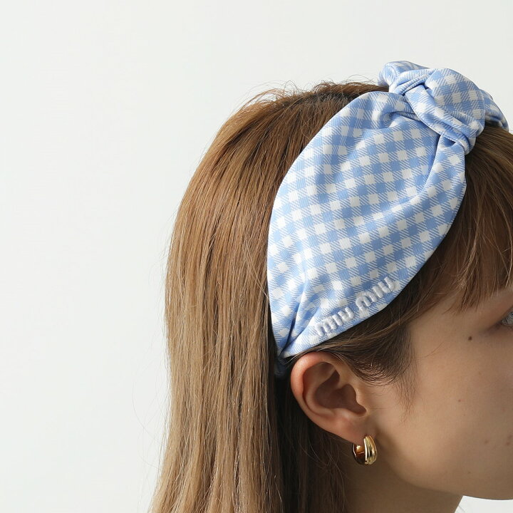 楽天市場】MIUMIU ミュウミュウ カチューシャ 5IH032 2B4L レディース  