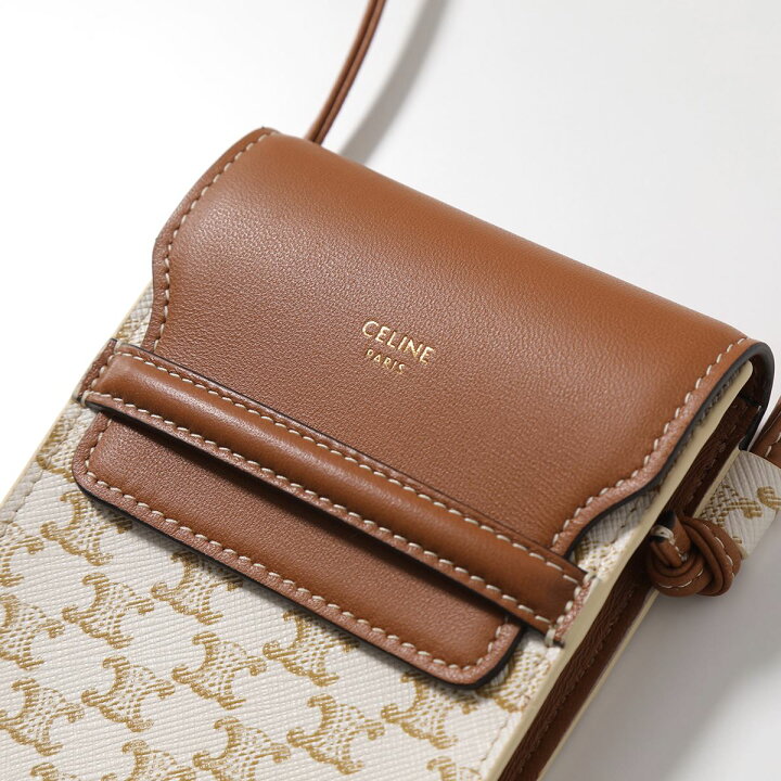 楽天市場】CELINE セリーヌ フォンポーチ Phone pouch with Flap 