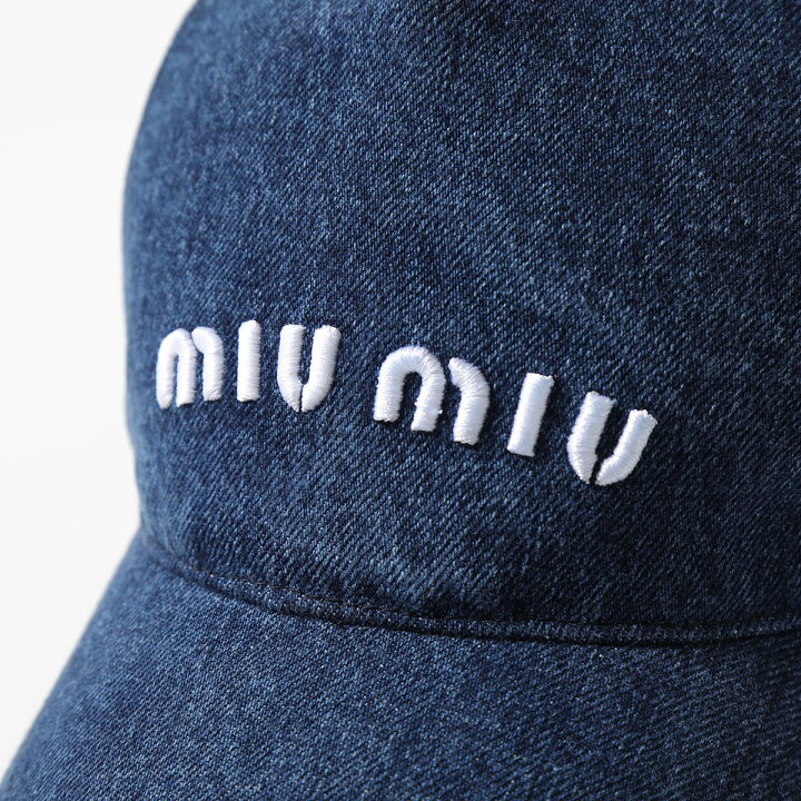 楽天市場】MIUMIU ミュウミュウ ベースボールキャップ 5HC179 2F3W  