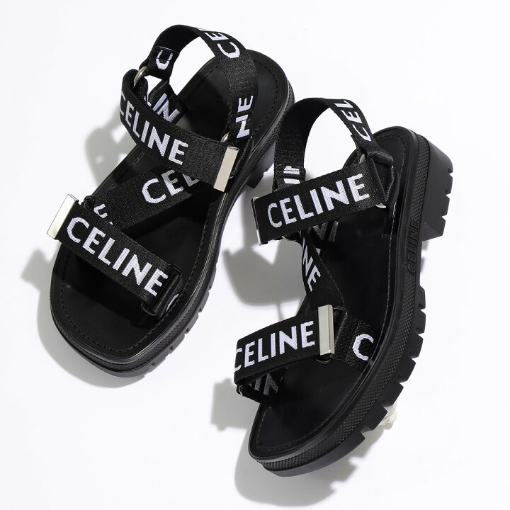 楽天市場】CELINE セリーヌ ストラッピーサンダル レオ 345672208C 