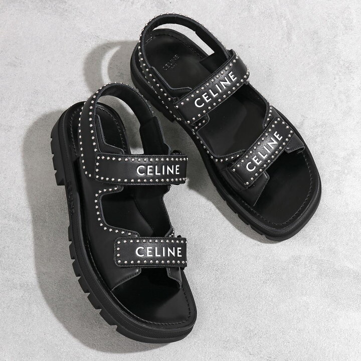 楽天市場】CELINE セリーヌ サンダル 346763338C.38NO メンズ ベルクロ 
