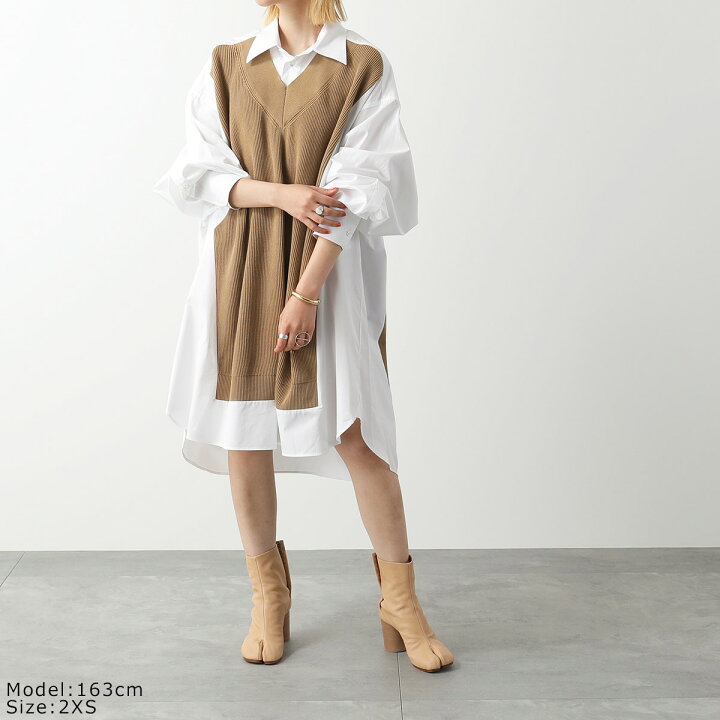 楽天市場】MAISON MARGIELA メゾンマルジェラ シャツドレス Spliced 