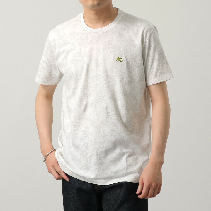楽天市場】ETRO エトロ 半袖 Tシャツ 1Y020 9130 メンズ ペガソ 刺繍  