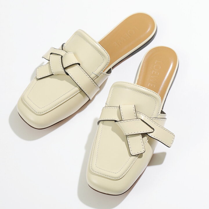 楽天市場】LOEWE ロエベ ミュール GATE FLAT MULE ゲート L814379X16 