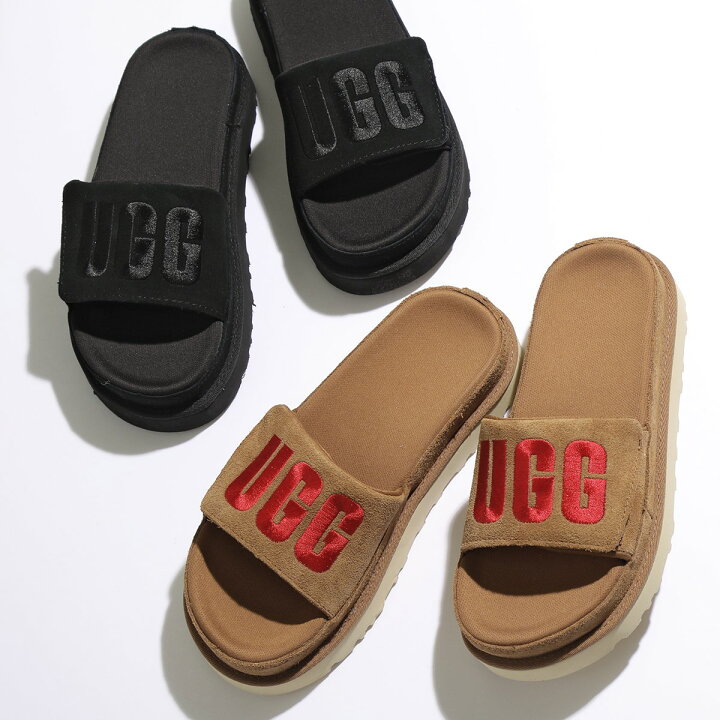 楽天市場】UGG アグ サンダル LATON SLIDE レイトン スライド 1110110 