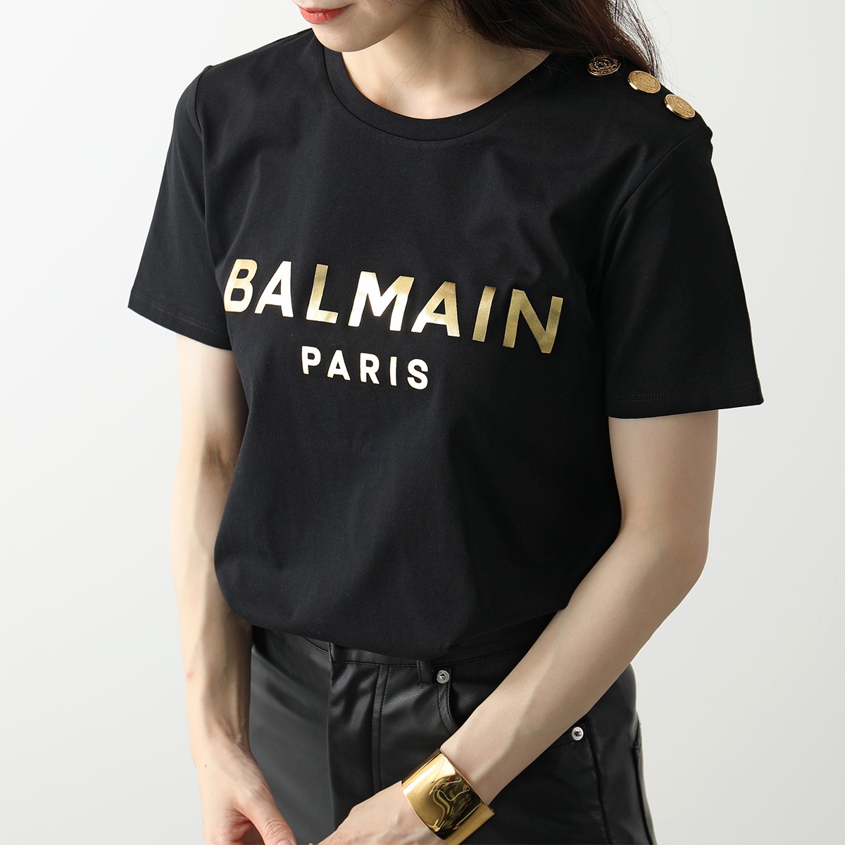 楽天市場】BALMAIN バルマン 半袖 Tシャツ XF1EF005 BB28 レディース 