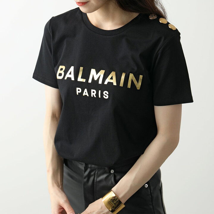 楽天市場】BALMAIN バルマン 半袖 Tシャツ XF1EF005 BB28 レディース  